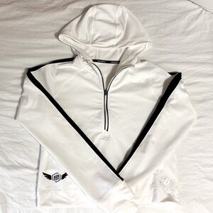 New Balance Black and White Nationals Quarter-Zip Sweatshirt